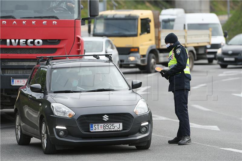 Split: policija kontrolira ulazak u grad