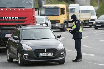 Split: policija kontrolira ulazak u grad