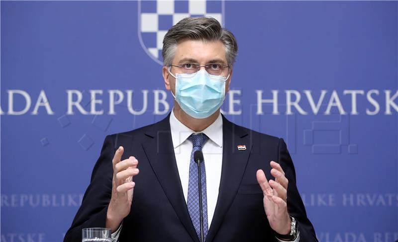 Premijer Plenković o gospodarskim mjerama Vlade zbog koronavirusa