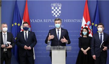 Premijer Plenković o gospodarskim mjerama Vlade zbog koronavirusa