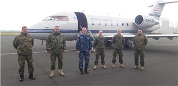 Medical team flown from Zagreb to Lithuania to help Croat troops