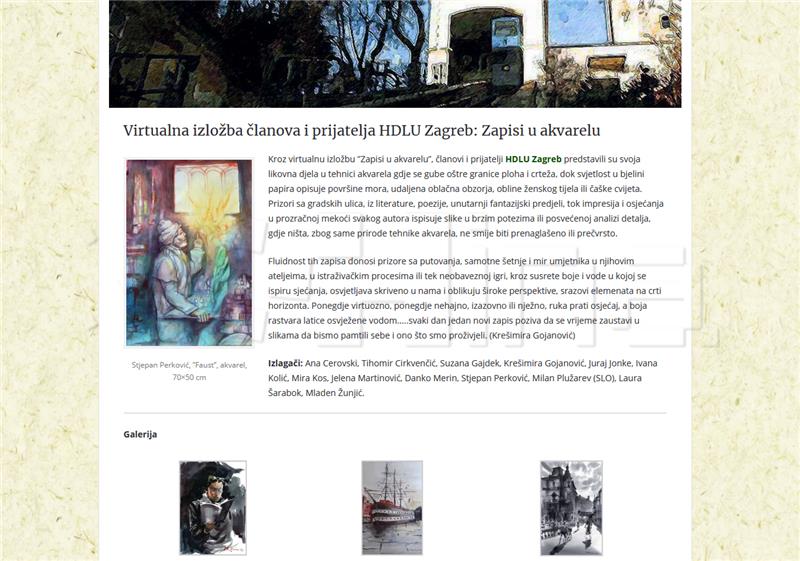 Nove virtualne izložbe na portalu "Zagrebački likovni umjetnici"