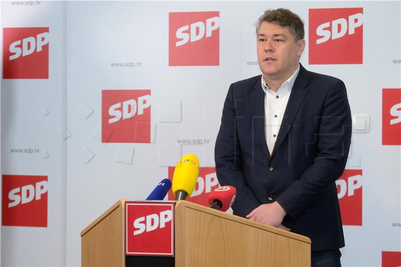 Tiskovna konferencija SDP-a