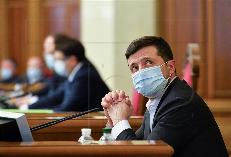 UKRAINE PARLIAMENT PANDEMIC COVID19 CORONAVIRUS