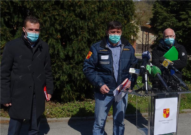 Krapina: Konferencija za medije županijskog Stožera civilne zaštite