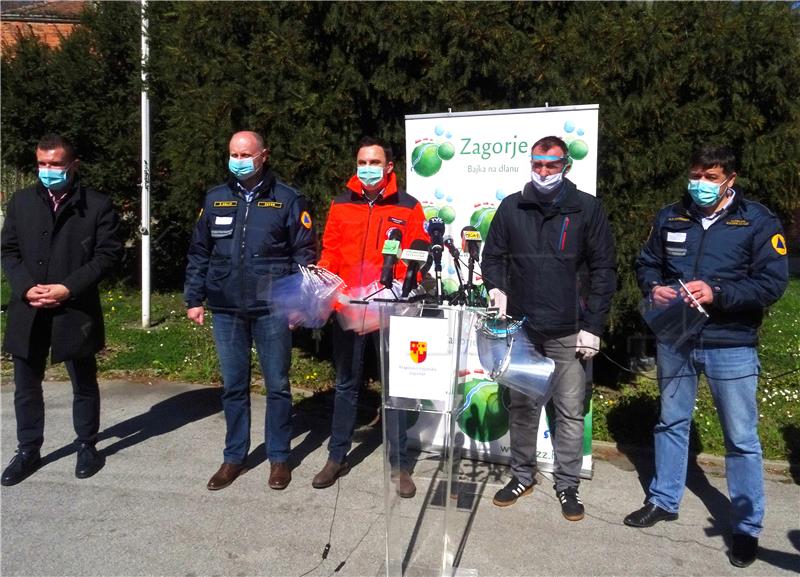 Konferencija za medije županijskog Stožera civilne zaštite u Krapini