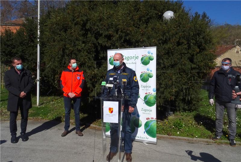 Konferencija za medije županijskog Stožera civilne zaštite u Krapini