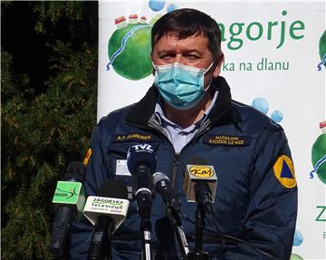 Konferencija za medije županijskog Stožera civilne zaštite u Krapini