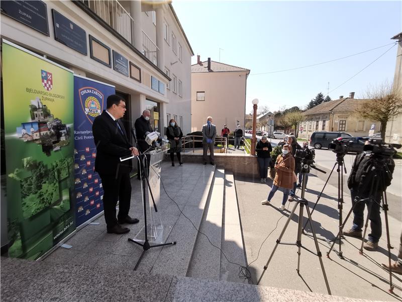 Konferencija za medije Stožera Civilne zaštite Bjelovarsko-bilogorske županije