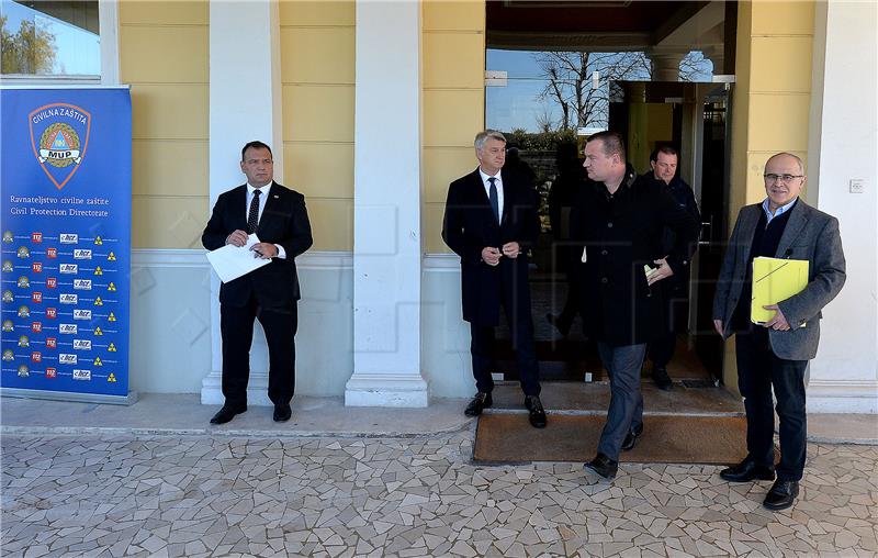 Konferencija za medije Stožera civilne zastite Zadarske županije