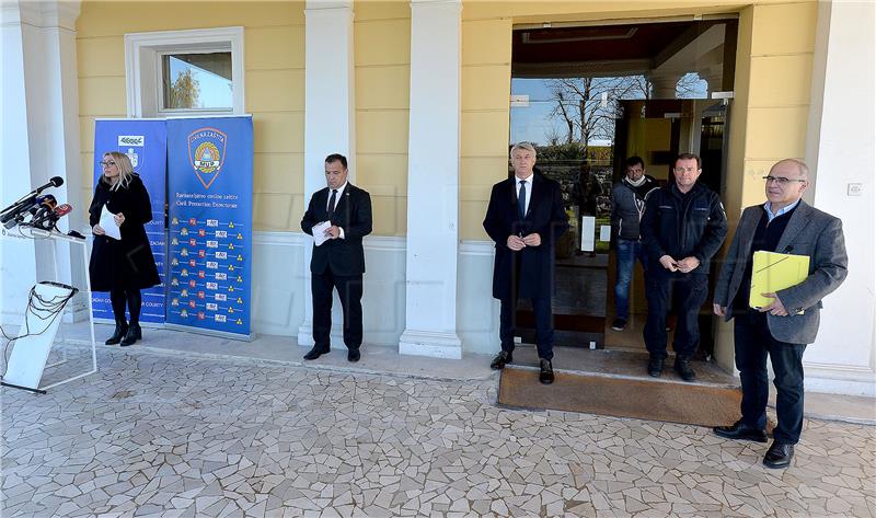 Konferencija za medije Stožera civilne zastite Zadarske županije