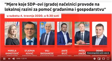 SDP-ovi gradonačelnici predstavili mjere za pomoć građanima i gospodarstvu