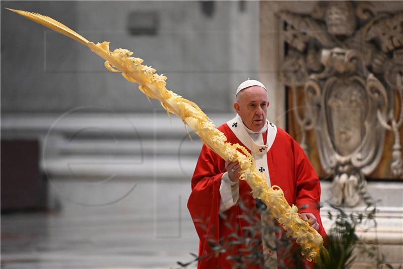 VATICAN POPE PALM SUNDAY