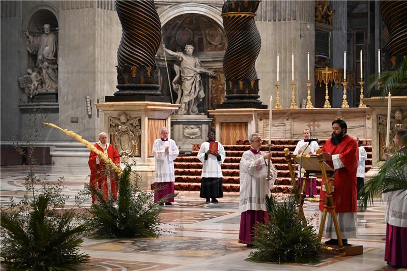 VATICAN POPE PALM SUNDAY