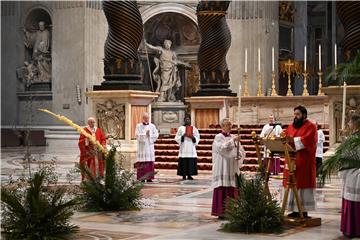 VATICAN POPE PALM SUNDAY