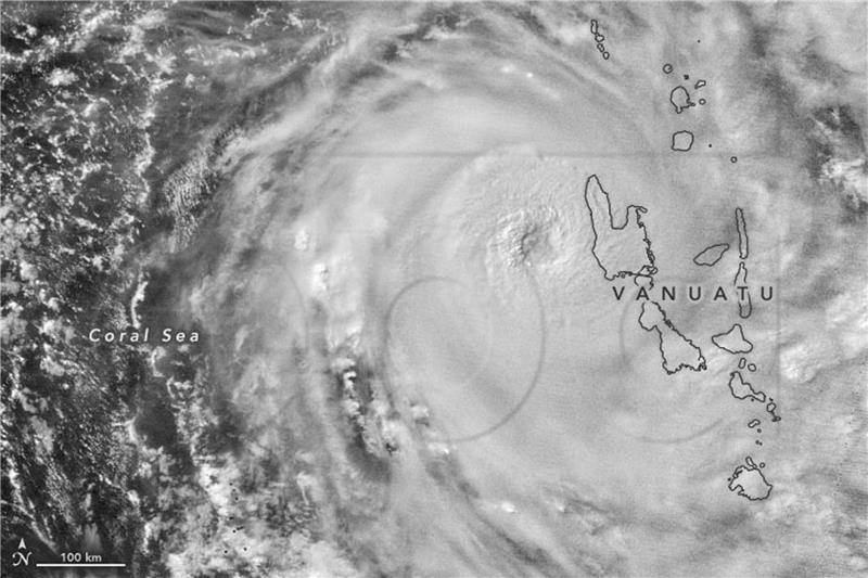 SPACE VANUATU TROPICAL CYCLONE HAROLD