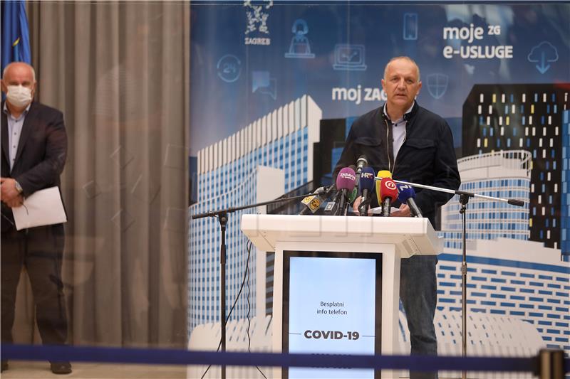 Konferencija za medije Stožera civilne zaštite grada Zagreba