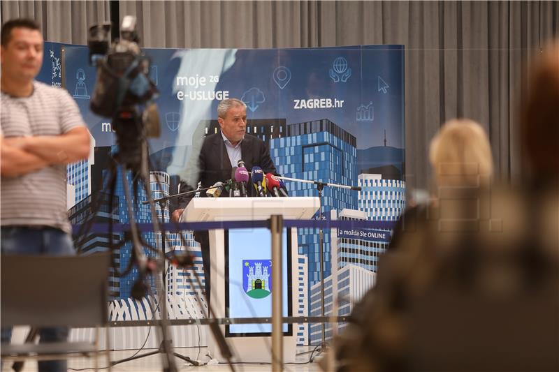 Konferencija za medije Stožera civilne zaštite grada Zagreba