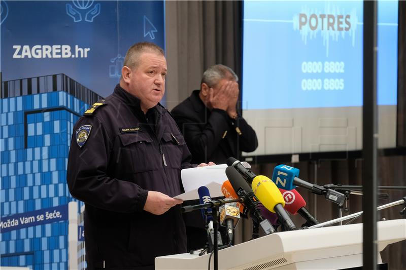 Konferencija za medije Stožera civilne zaštite grada Zagreba