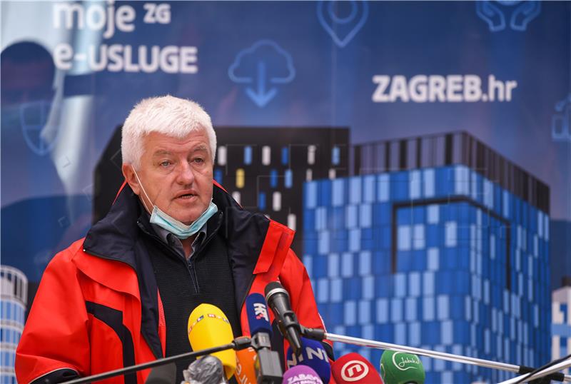 Konferencija za medije Stožera civilne zaštite grada Zagreba