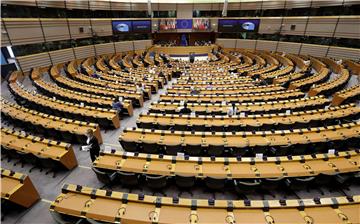 BELGIUM EU PARLIAMENT PANDEMIC CORONAVIRUS COVID19