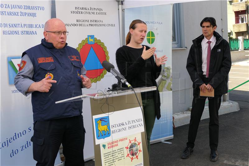 Konferencija za medije Stožera za civilnu zaštitu Istarske županije