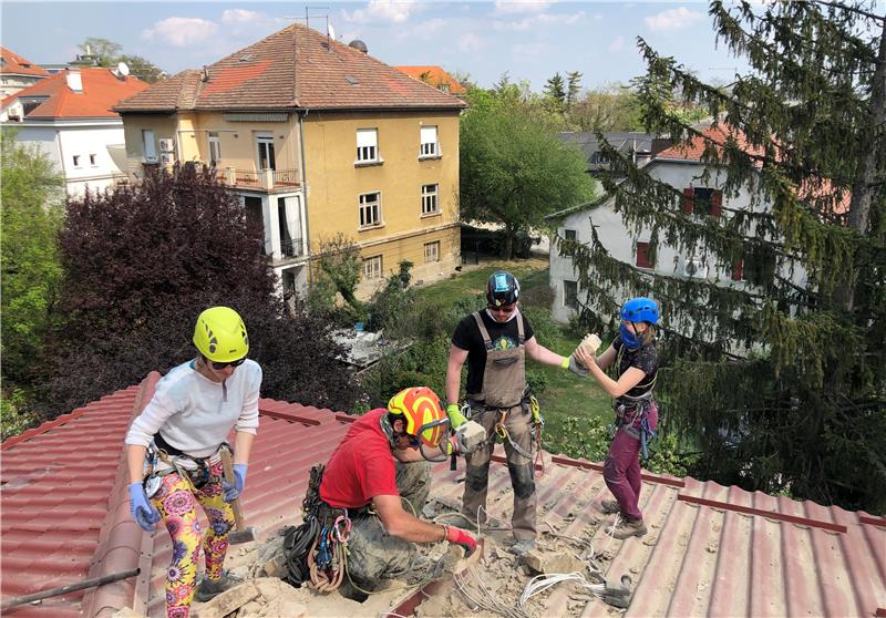 Alpinisti volonteri, anđeli zagrebačkog neba