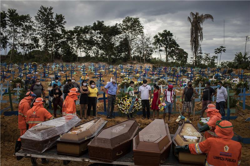 BRAZIL PHOTO SET MASS GRAVES CORONAVIRUS PANDEMIC COVID19