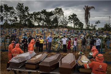 BRAZIL PHOTO SET MASS GRAVES CORONAVIRUS PANDEMIC COVID19