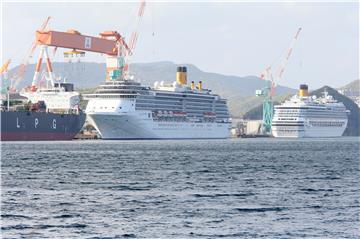 JAPAN TRANSPORT CRUISE SHIP PANDEMIC CORONAVIRUS COV​​ID-19