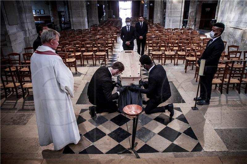 FRANCE FUNERAL VICTIM CORONAVIRUS COVID19