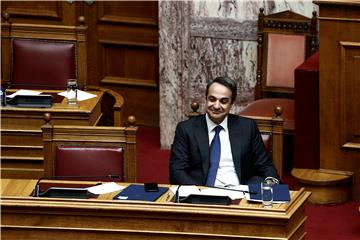 GREECE PARLIAMENT CORONAVIRUS COVID19 PANDEMIC