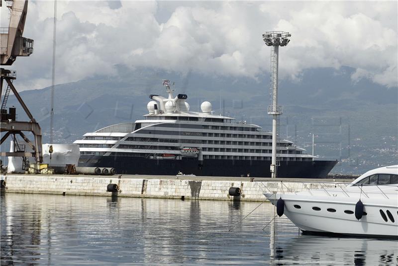 Rijeka: Polarni kruzer "Scenic Eclipse" uplovio u riječku luku