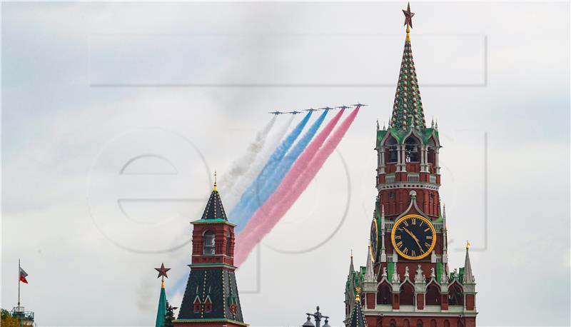 RUSSIA VICTORY DAY PARADE REHEARSAL