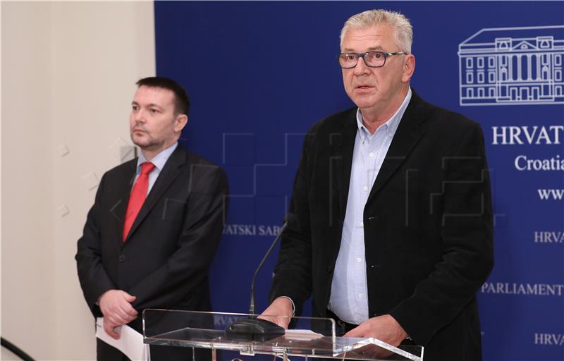 Tiskovna konferencija Kluba zastupnika SDP-a