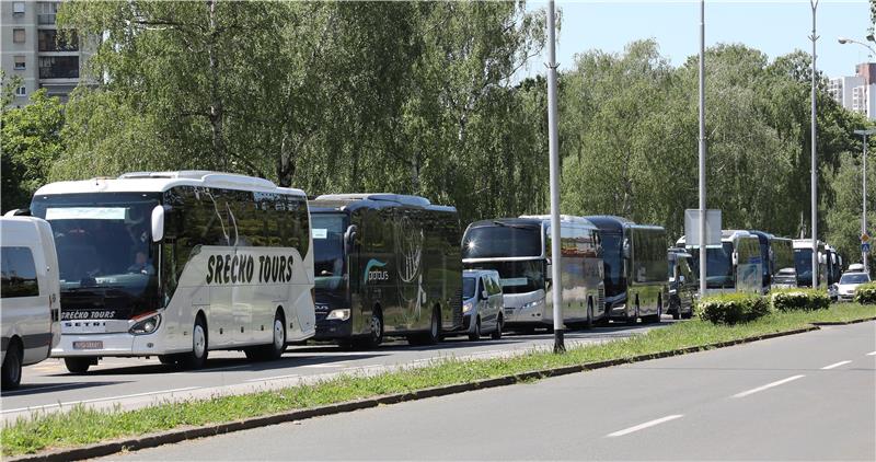 Prosvjed povremenih prijevoznika