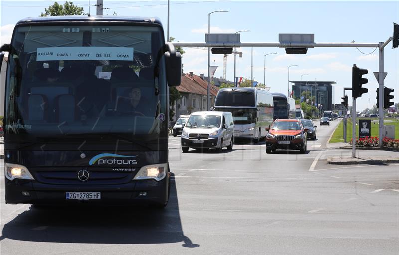 Prosvjed povremenih prijevoznika