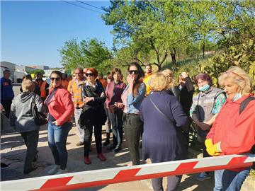 Šibenik: Prosvjed radnika Zelenog grada zbog "zakidanja prava"