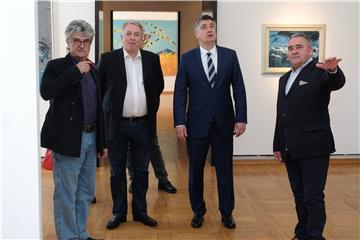 Predsjednik Milanović u Modernoj galeriji