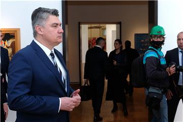 Predsjednik Milanović u Modernoj galeriji