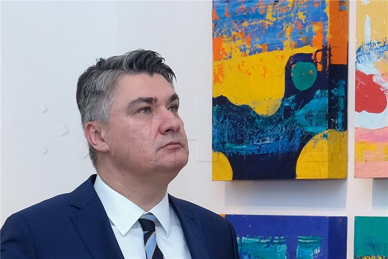 Predsjednik Milanović u Modernoj galeriji