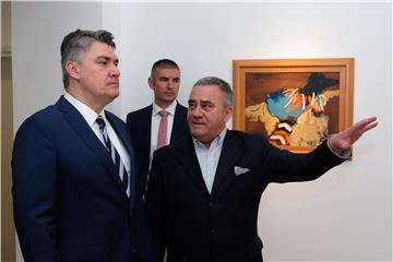 Predsjednik Milanović u Modernoj galeriji