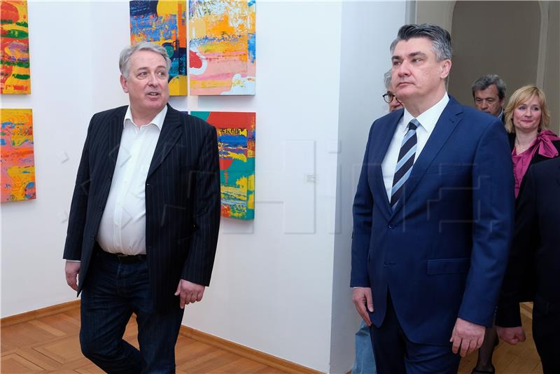 Predsjednik Milanović u Modernoj galeriji