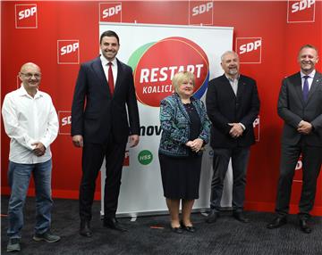 SDP, HSS, HSU, SNAGA i GLAS predstavili Restart koaliciju