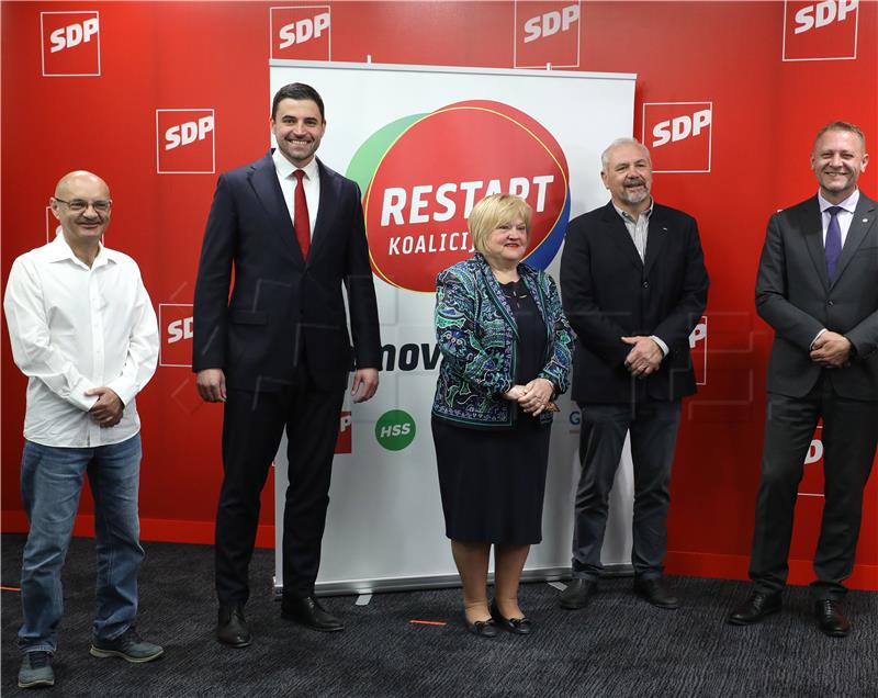 Predstavljena oporbena "Restart" koalicija