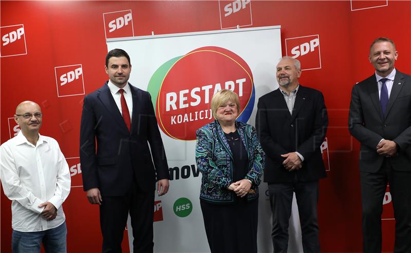 Predstavljena oporbena "Restart" koalicija