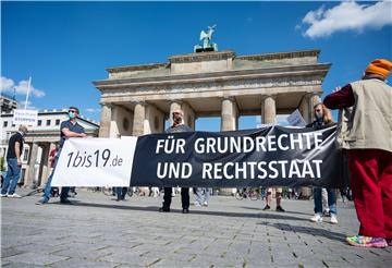 Anti-lockdown protest in Germany