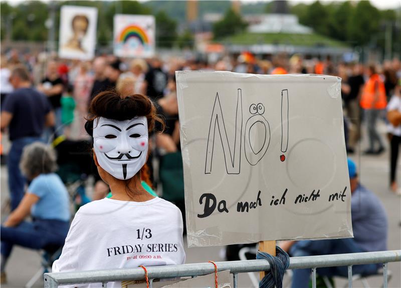 GERMANY PROTEST PANDEMIC CORONAVIRUS COVID19