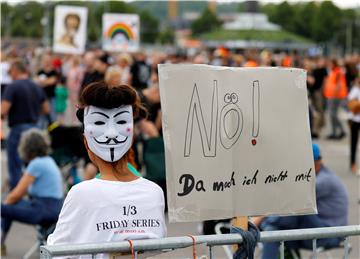 GERMANY PROTEST PANDEMIC CORONAVIRUS COVID19