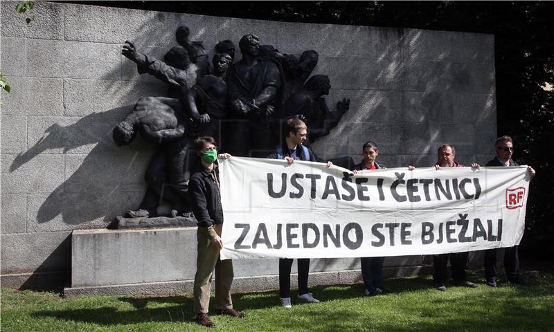 Konferencija za medije Radničke fronte povodom obilježavanja Bleiburga